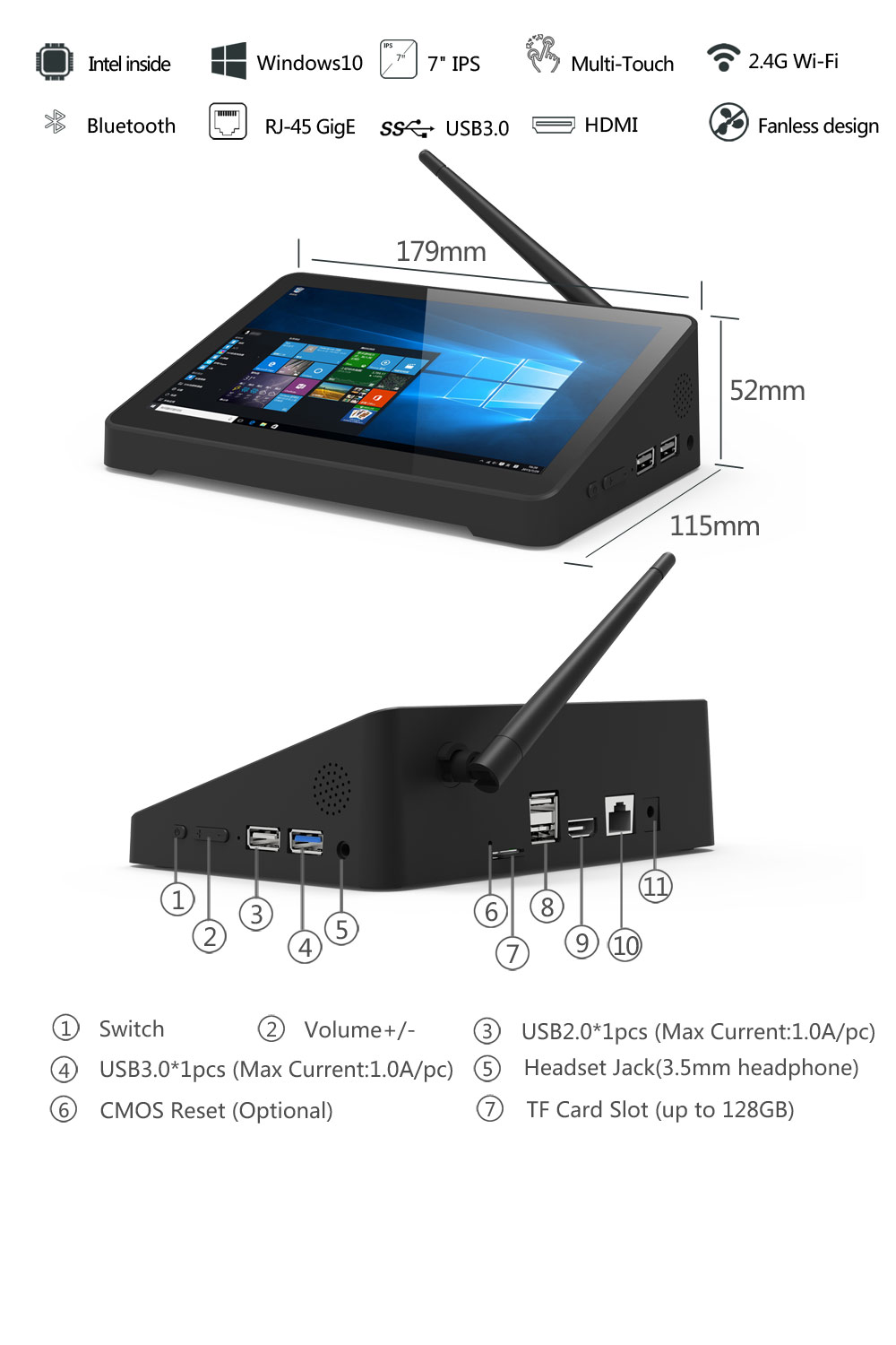 industrial tablet pc