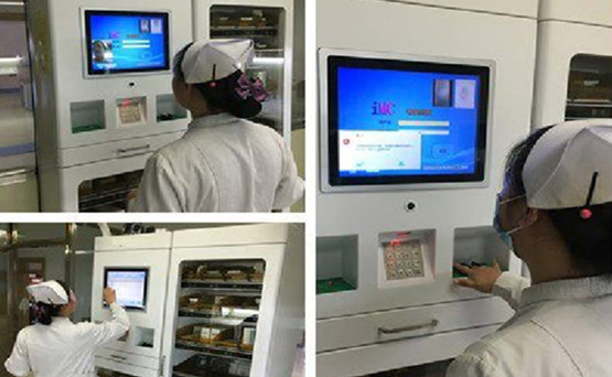 11.6-inch embedded industrial tablet pc smart medicine cabinet application