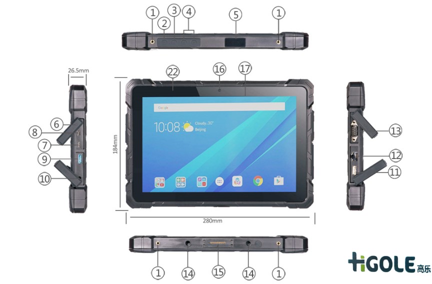 Higole rugged tablet