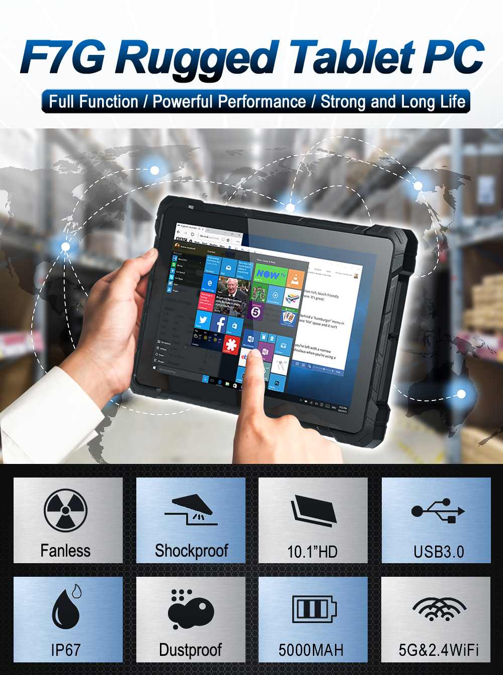 IP67 Rugged Tablet PC