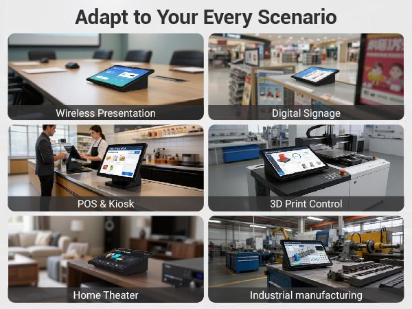 10.1 inch desk industrial tablet pc